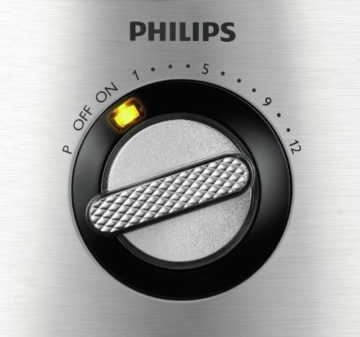 Philips HR7778/00 Küchenmaschine (30 Funktionen, Entsafter, 1300 Watt) schwarz/silber - 